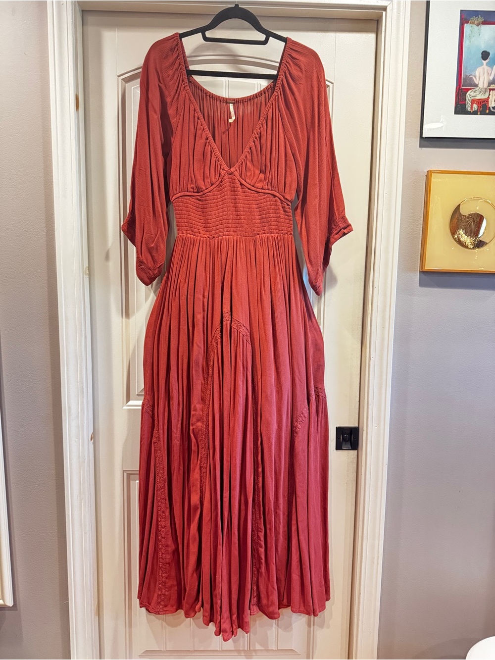 Free People Dixie Maxi Dress in Auburn - Picture 4 of 4